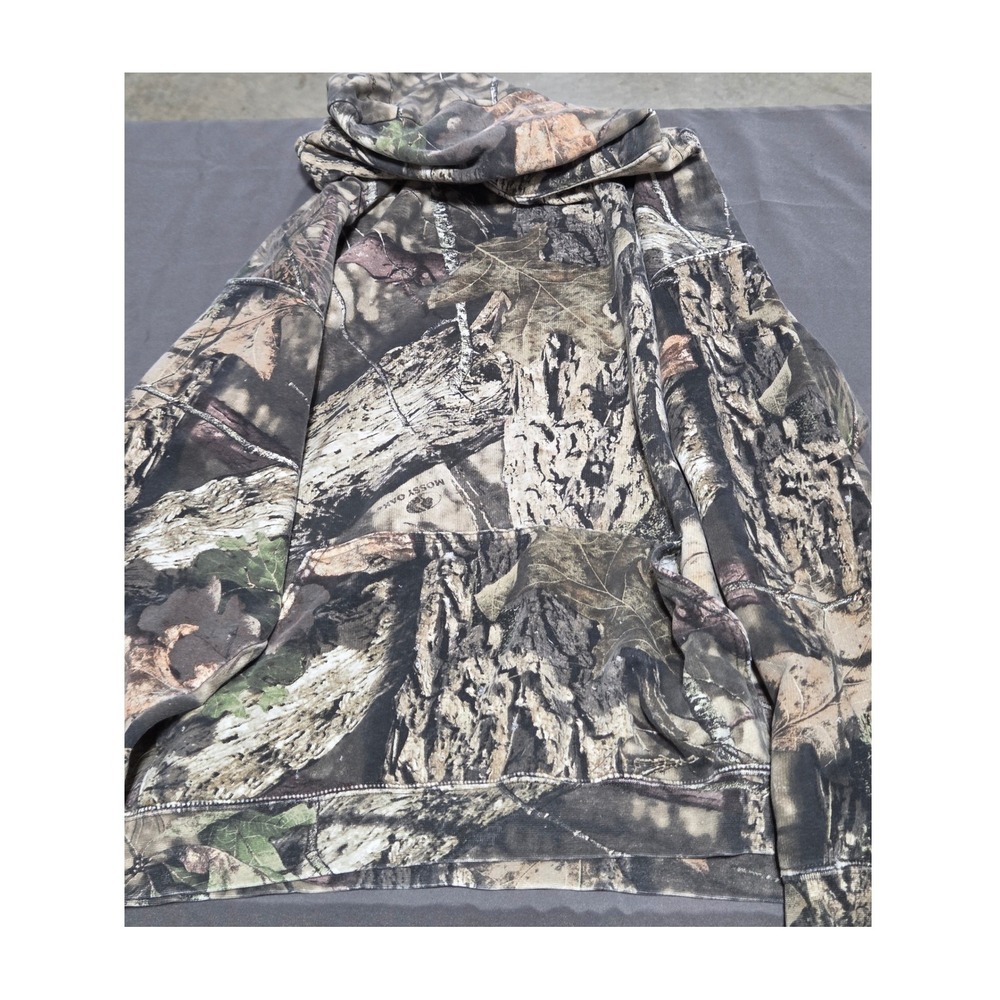 Mossy Oak Hoodie Men 2XL Camouflage Break-Up Country Pullover Hunting Fleece